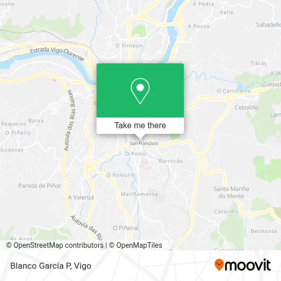 Blanco García P map
