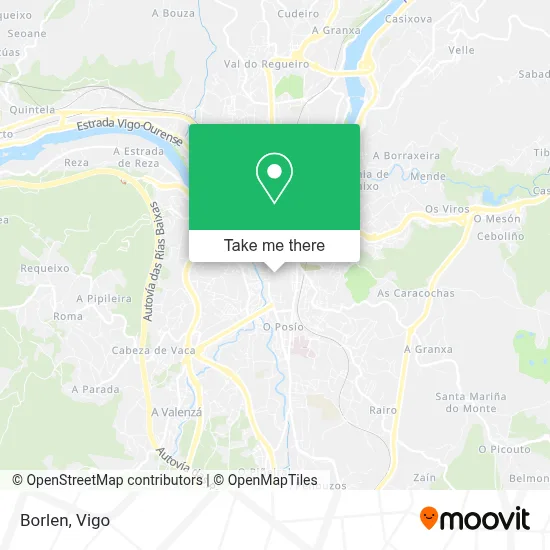 Borlen map