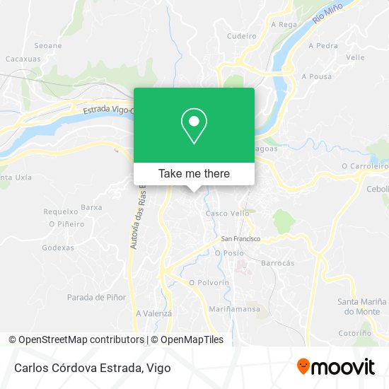 Carlos Córdova Estrada map
