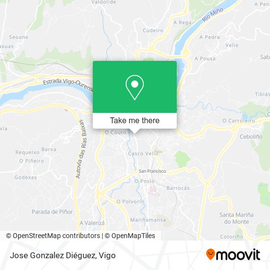 Jose Gonzalez Diéguez map