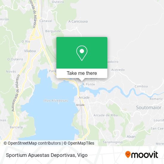 Sportium Apuestas Deportivas map