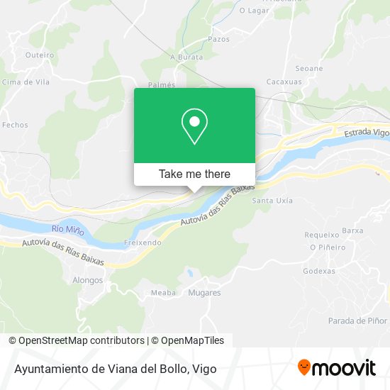 Ayuntamiento de Viana del Bollo map