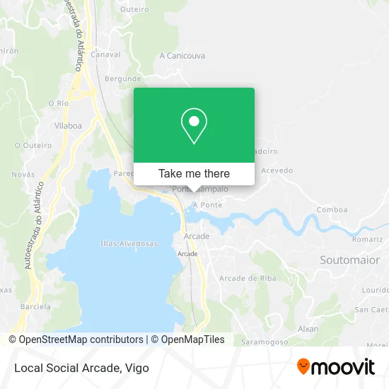 Local Social Arcade map