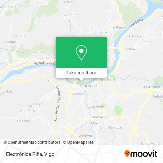 Electrónica Piña map