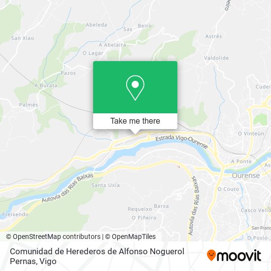 Comunidad de Herederos de Alfonso Noguerol Pernas map