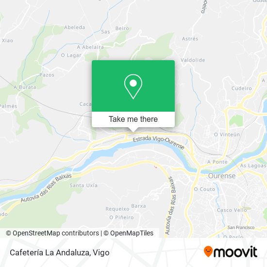 Cafetería La Andaluza map