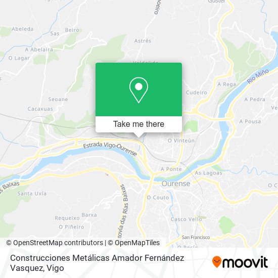 Construcciones Metálicas Amador Fernández Vasquez map