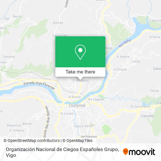 Organización Nacional de Ciegos Españoles Grupo map