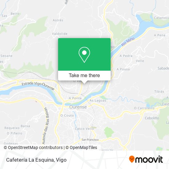 Cafetería La Esquina map