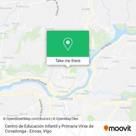 Centro de Educación Infantil y Primaria Virxe de Covadonga - Eiroas map