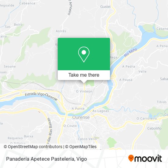 Panadería Apetece Pastelería map