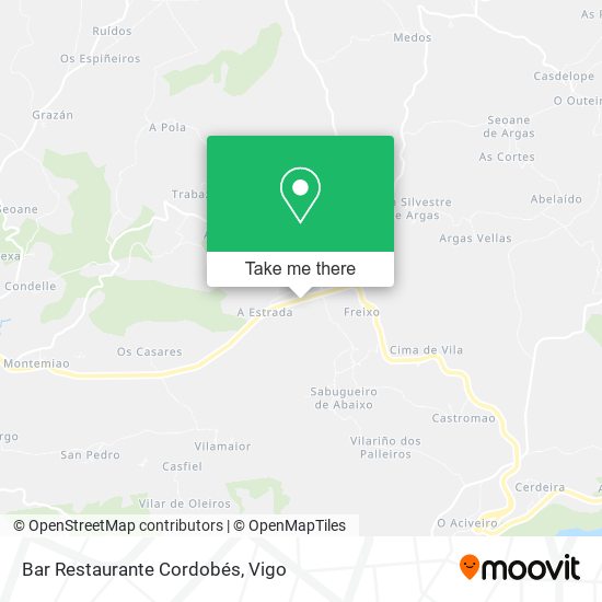 Bar Restaurante Cordobés map