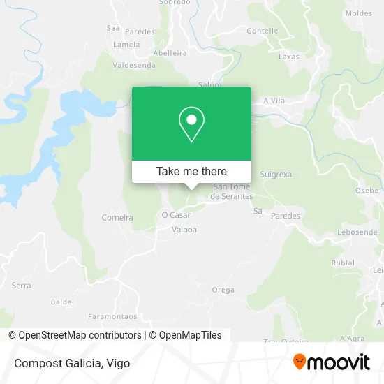 Compost Galicia map