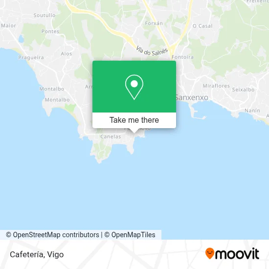 Cafetería map