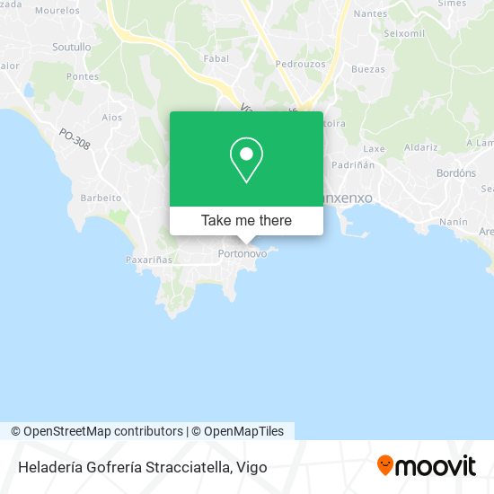 Heladería Gofrería Stracciatella map