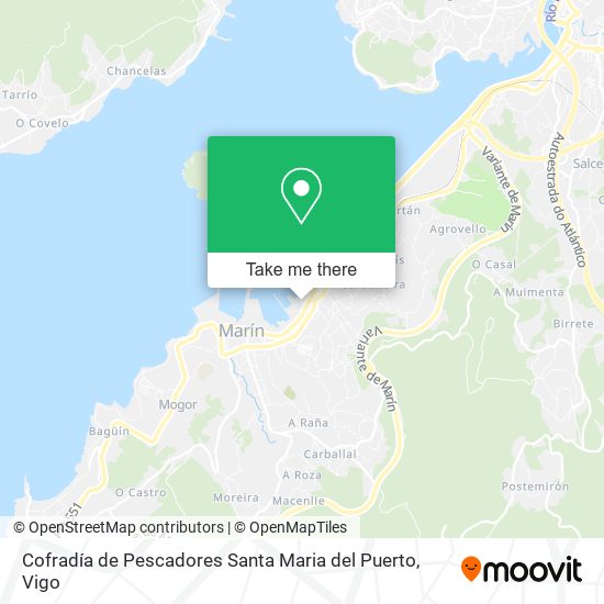 Cofradía de Pescadores Santa Maria del Puerto map