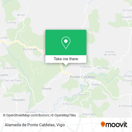 Alameda de Ponte Caldelas map