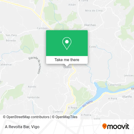 A Revolta Bar map