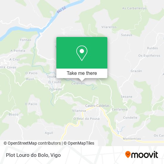 Plot Louro do Bolo map