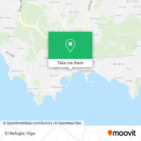 mapa El Refugio