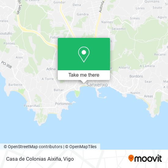Casa de Colonias Aixiña map