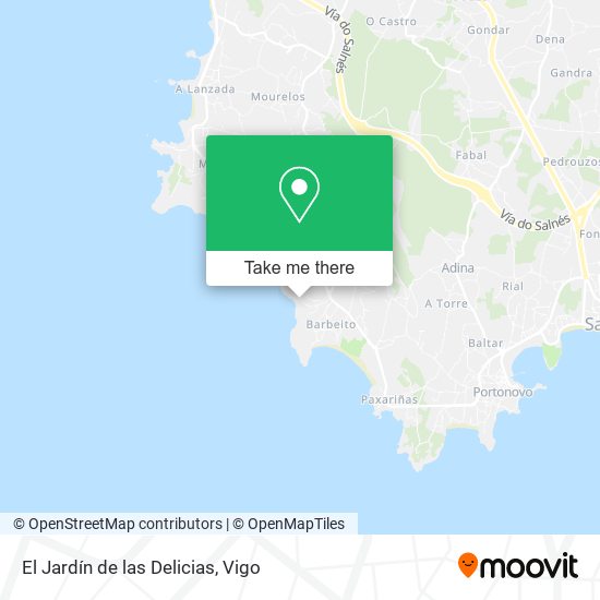 El Jardín de las Delicias map