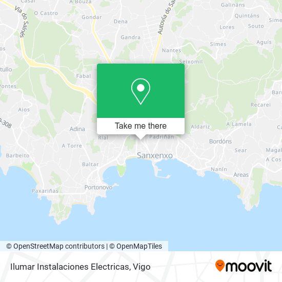 mapa Ilumar Instalaciones Electricas