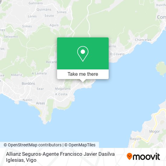 Allianz Seguros-Agente Francisco Javier Dasilva Iglesias map