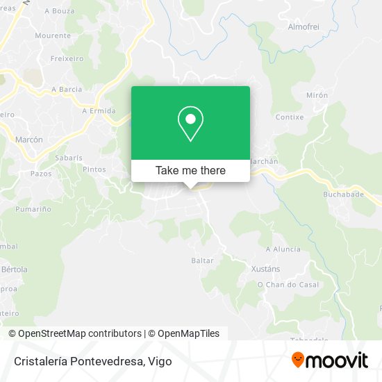 Cristalería Pontevedresa map