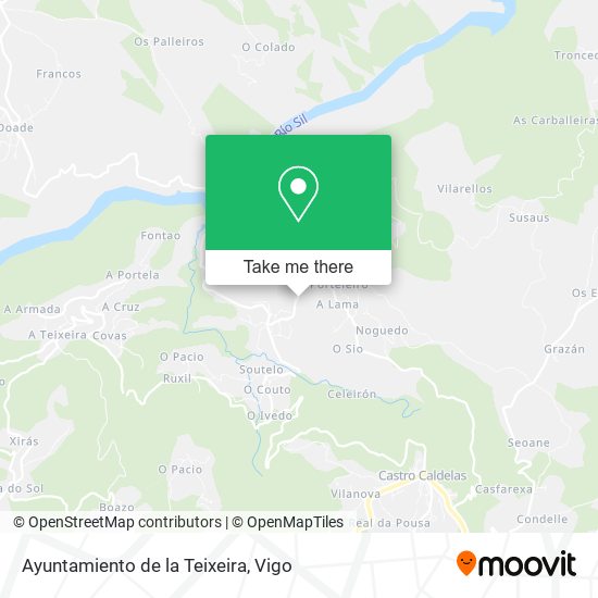 mapa Ayuntamiento de la Teixeira