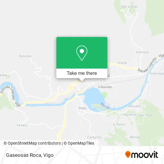 Gaseosas Roca map