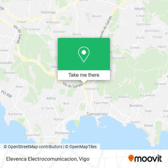 Elevenca Electrocomunicacion map