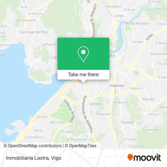 Inmobiliaria Lastra map