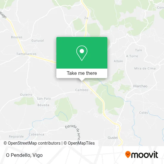 O Pendello map