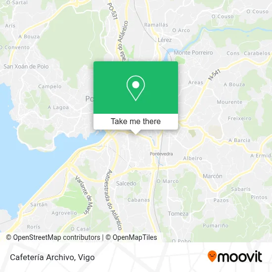 Cafetería Archivo map