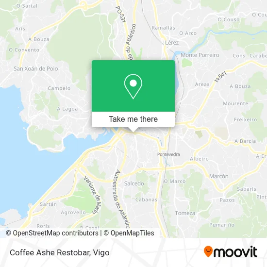 Coffee Ashe Restobar map