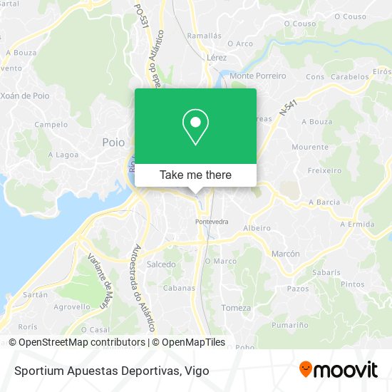 mapa Sportium Apuestas Deportivas