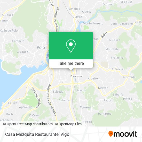 Casa Mezquita Restaurante map