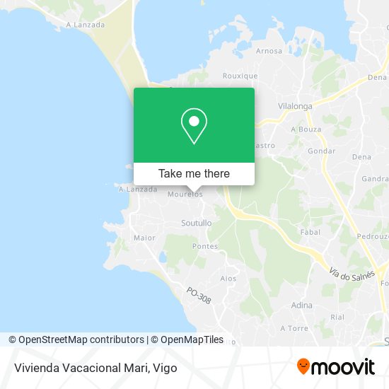 Vivienda Vacacional Mari map