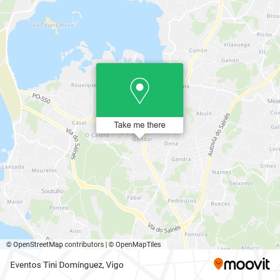 Eventos Tini Domínguez map