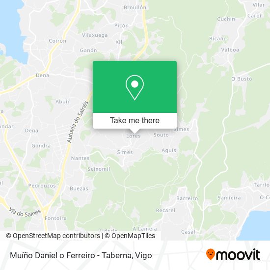 Muíño Daniel o Ferreiro - Taberna map