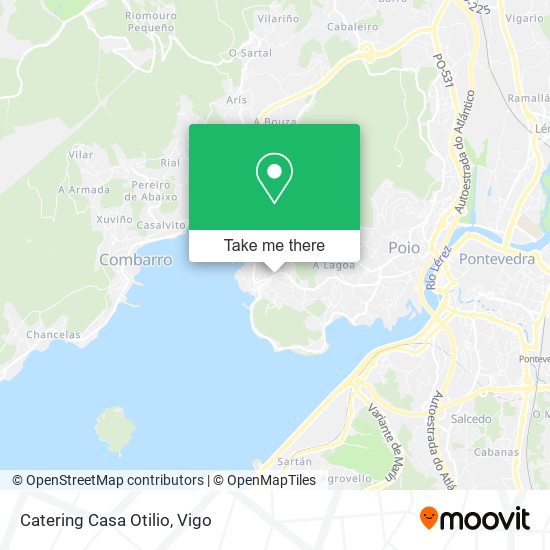 Catering Casa Otilio map