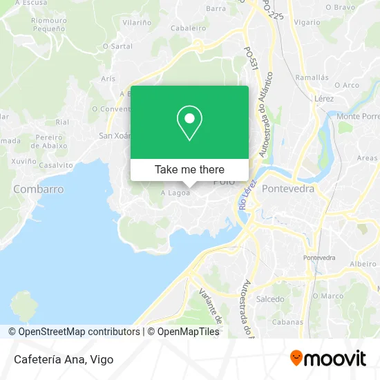 Cafetería Ana map