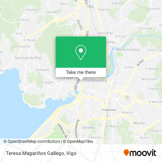 Teresa Magariños Gallego map