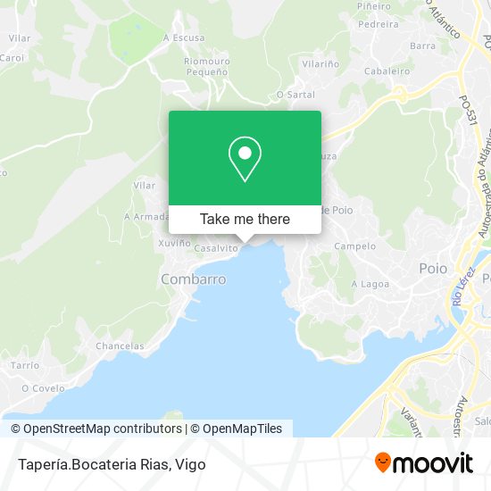 Tapería.Bocateria Rias map