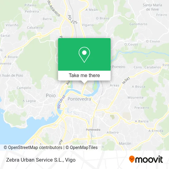 Zebra Urban Service S.L. map