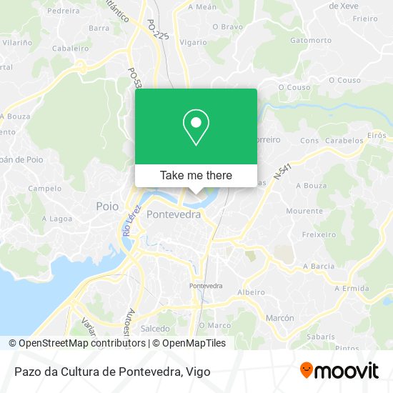 Pazo da Cultura de Pontevedra map