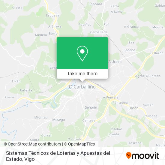 Sistemas Técnicos de Loterías y Apuestas del Estado map