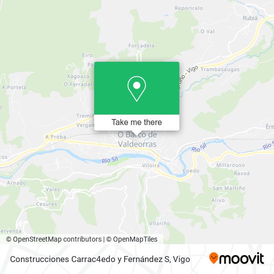 Construcciones Carrac4edo y Fernández S map