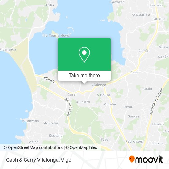 Cash & Carry Vilalonga map
